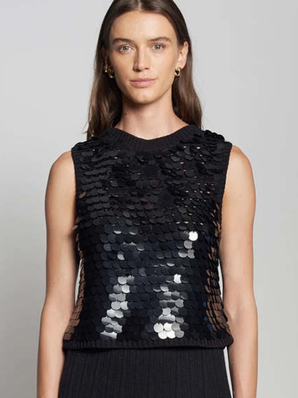 Eleven Six Cora Knit Sequins Sweater Tank